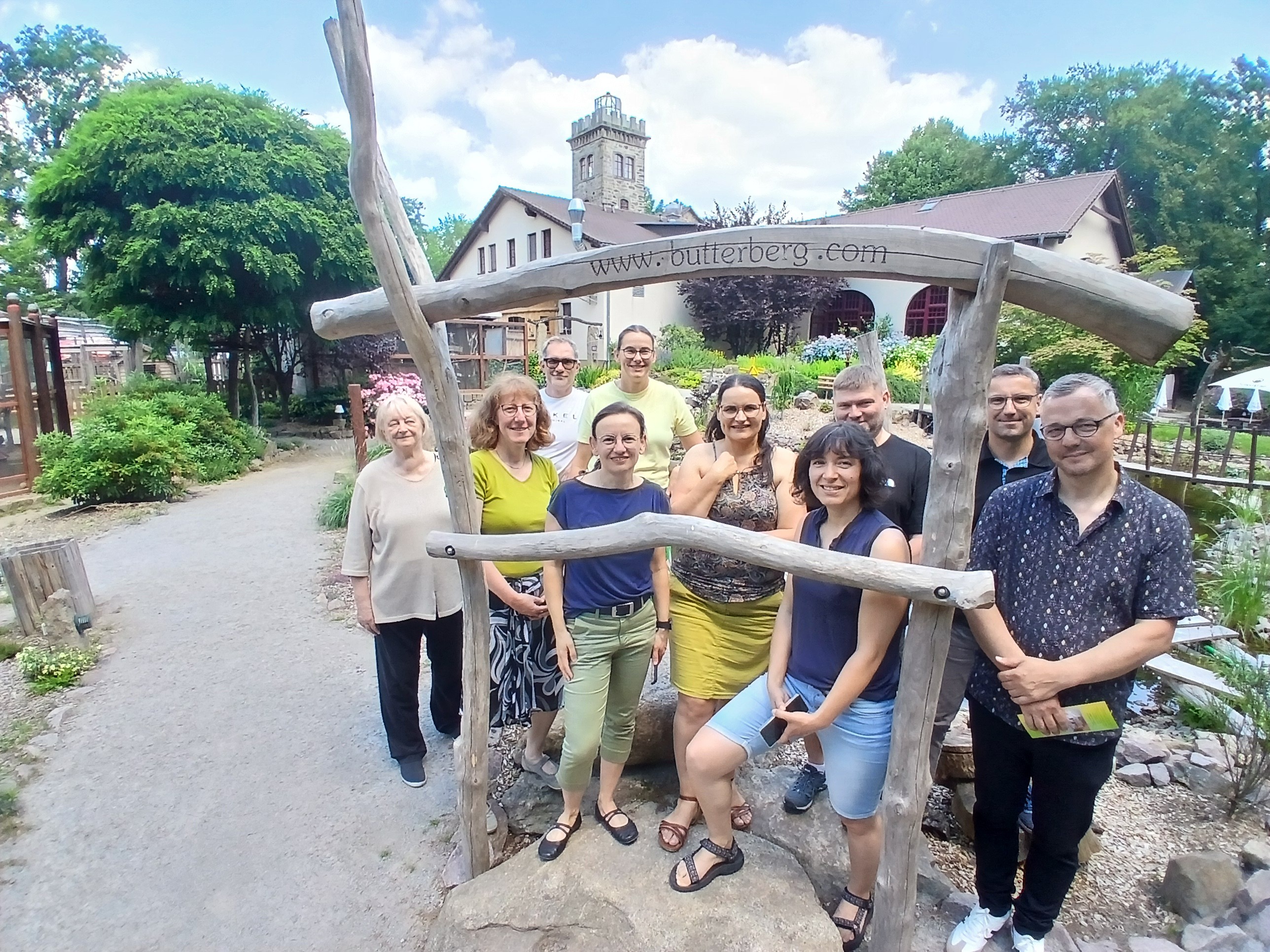 Gruppenbild Besuch in Westlausitz